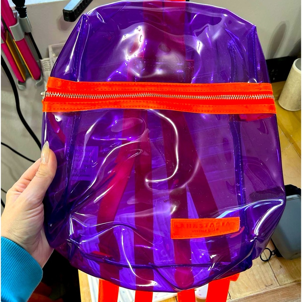 Anastasia Beverly Hills New Festival Clear Backpack BRAND NEW UNUSED